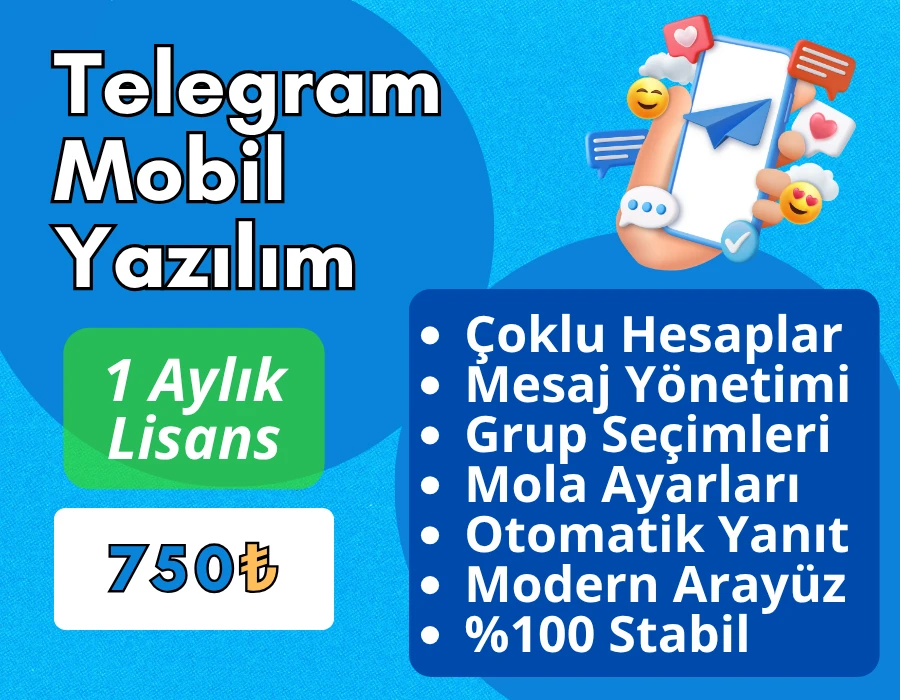 Telentro Mobil 1 Aylık Lisans