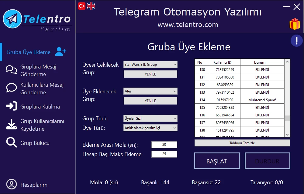 Telentro 1 Aylık Lisans